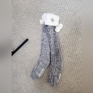 Mid calf VS fuzzy socks